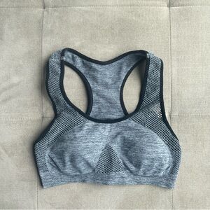 Gray Sports Bra